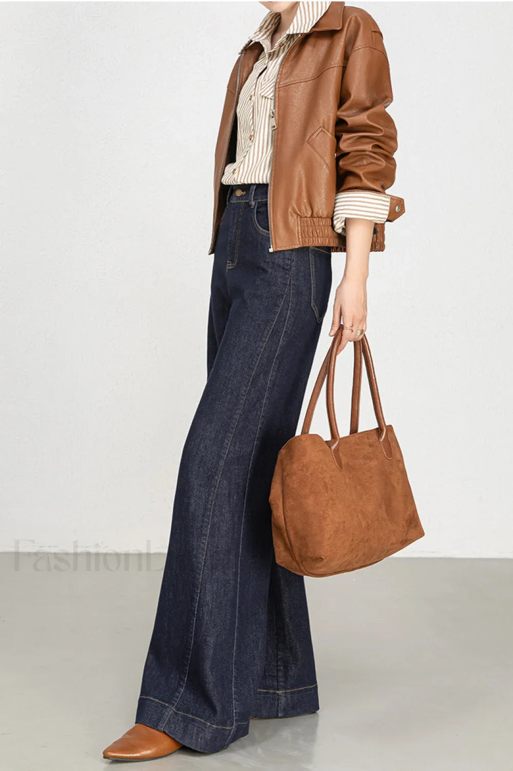 High Waist Loose Wide Leg Jeans