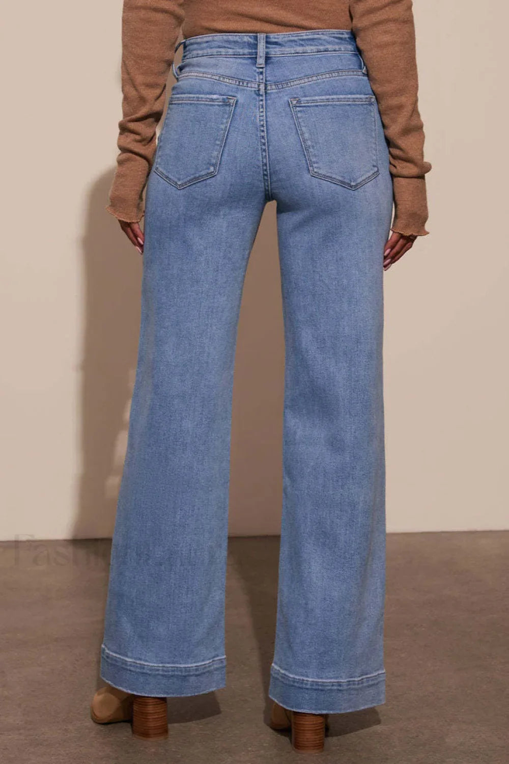High Waist Wide Leg Vintage Jeans