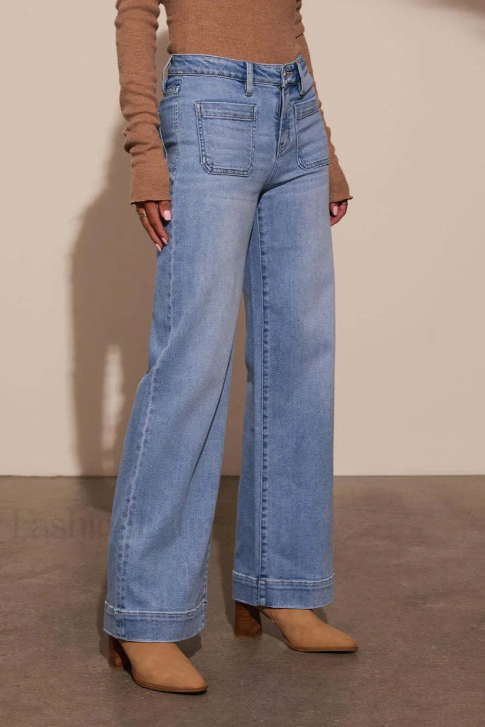 High Waist Wide Leg Vintage Jeans