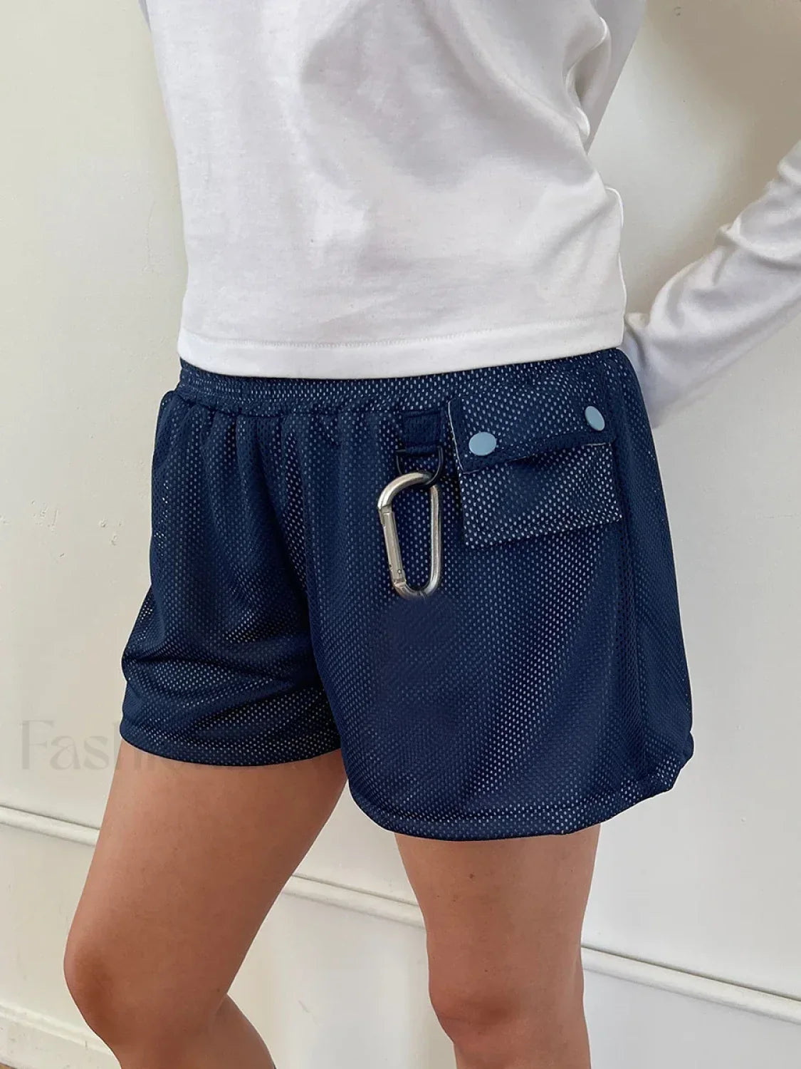 High Waisted Pleated Wide Leg Bermuda Beach Summer Short