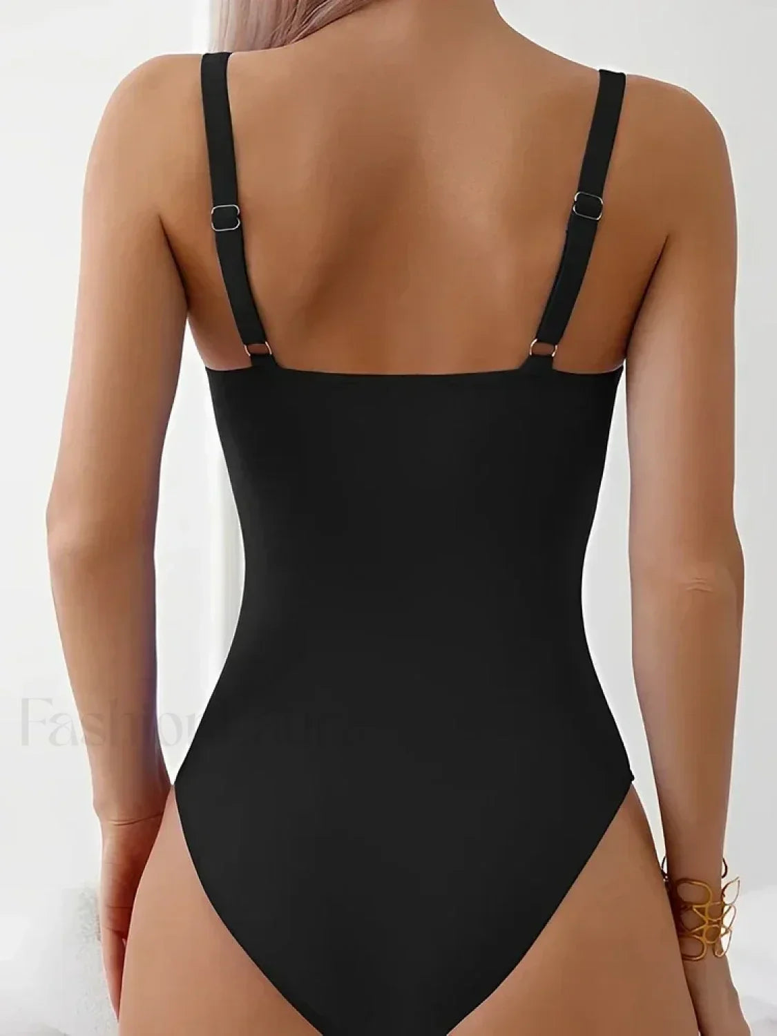 Hollow Out Solid Fashion One Piece