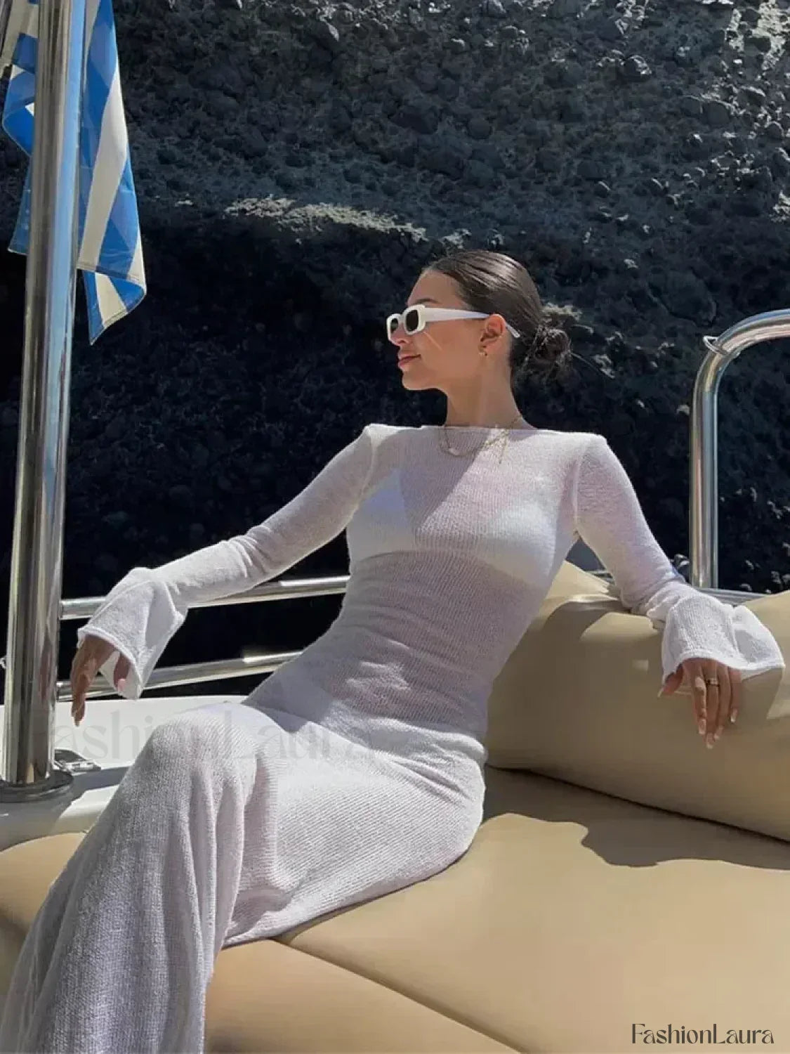 Hooded Sheer Bodycon Dress Cover Up