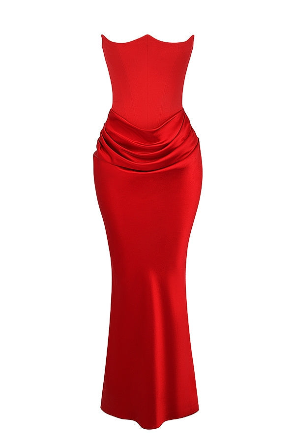 Rosario Aesthetic Deluxe Maxi Dress Chic Silhouette Collection