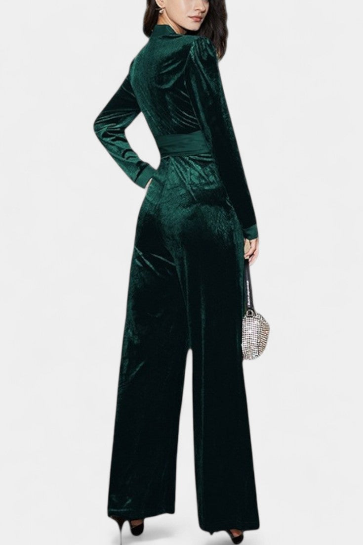 Henrietta High-Waisted Wide-Leg Jumpsuit