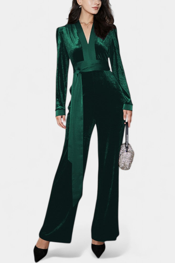 Henrietta High-Waisted Wide-Leg Jumpsuit