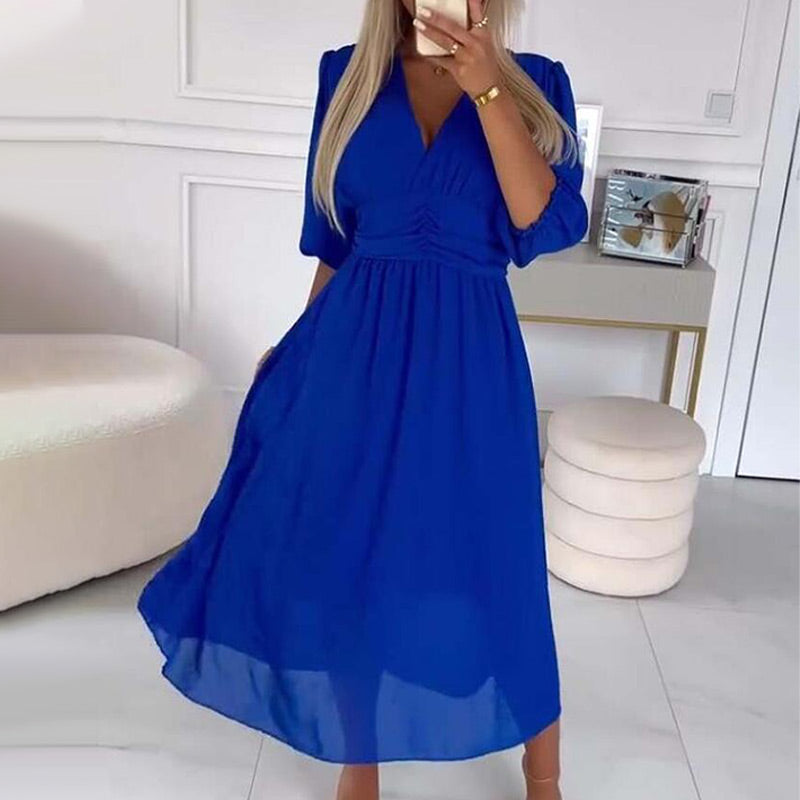 Romina Boutique Light Chiffon Summer Dress Designer Edit