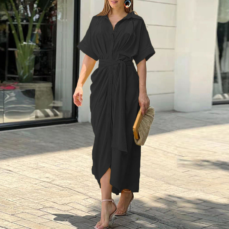 Rafaela Minimalist Casual Dress Elevated Occasion Wear