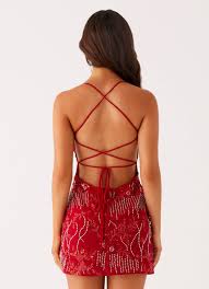 Sequin Sweetheart Cut Out Mini Dress Cocktail 6