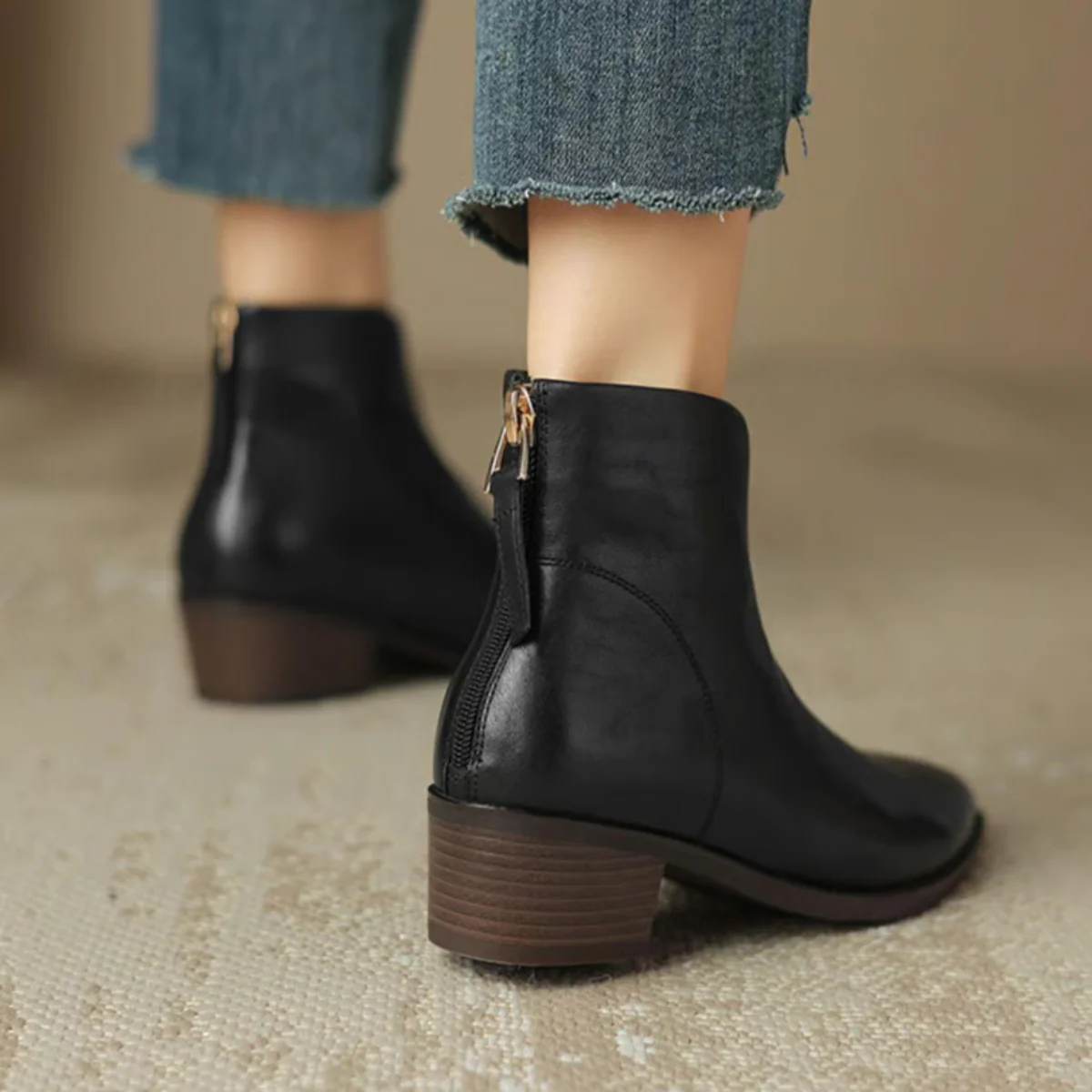 FABRIZIA - EVERYDAY LEATHER BOOTS