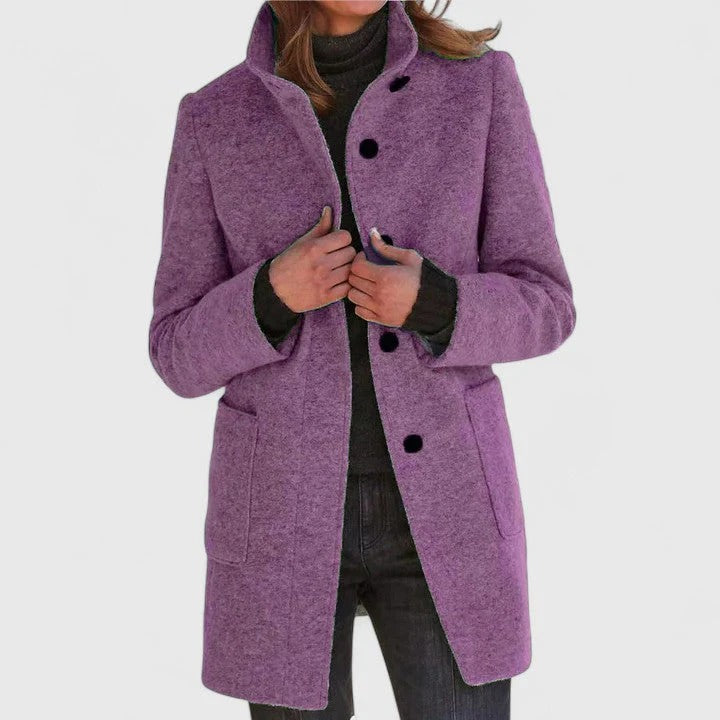MARTINA - WOOL-BLEND WINTER TRENCH COAT