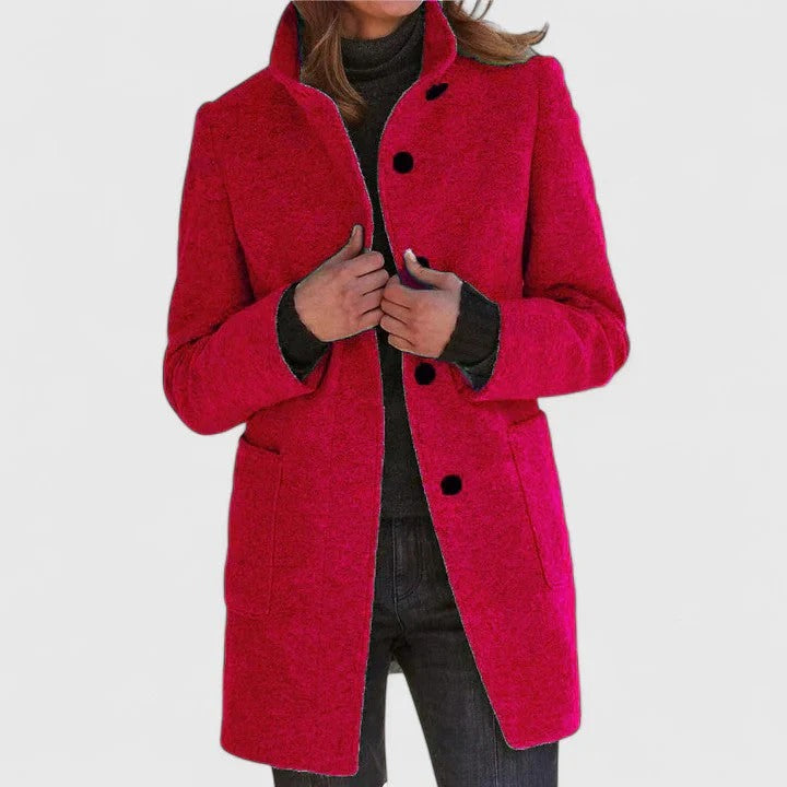 MARTINA - WOOL-BLEND WINTER TRENCH COAT