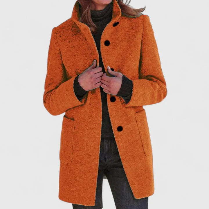 MARTINA - WOOL-BLEND WINTER TRENCH COAT