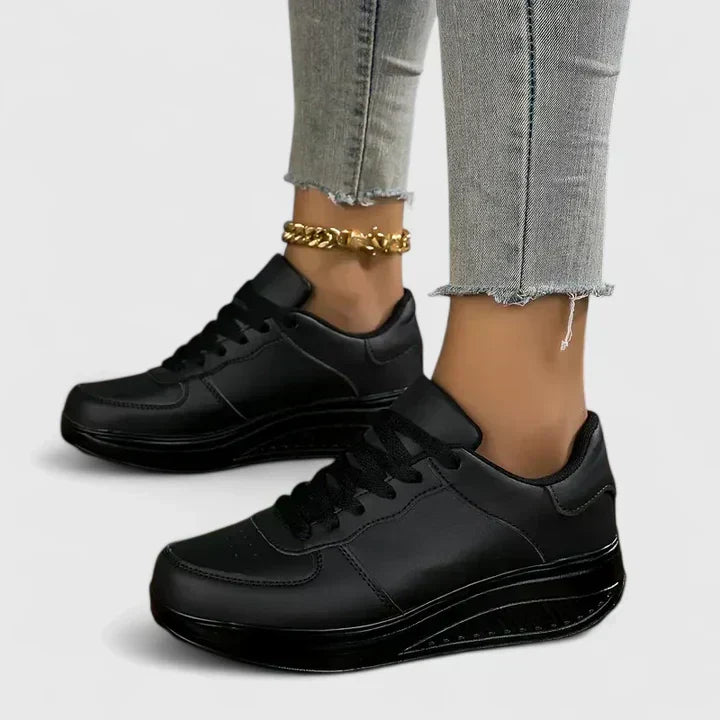 Lace Up Chunky Platform Sneakers