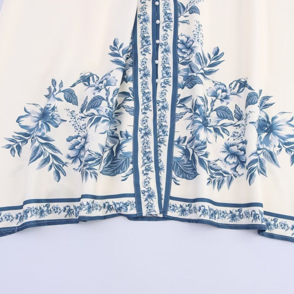 Ruby Patterned Print Long Sleeve Maxi Dress