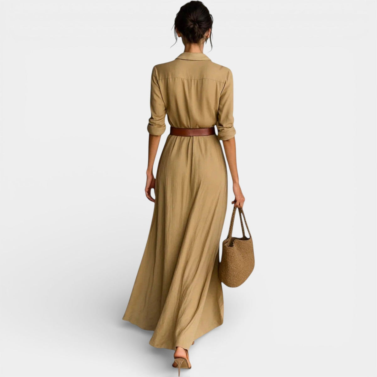 BERYL - LONG SLEEVE MAXI DRESS