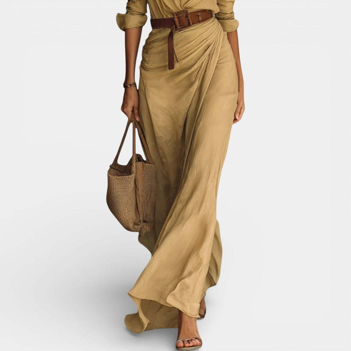 BERYL - LONG SLEEVE MAXI DRESS