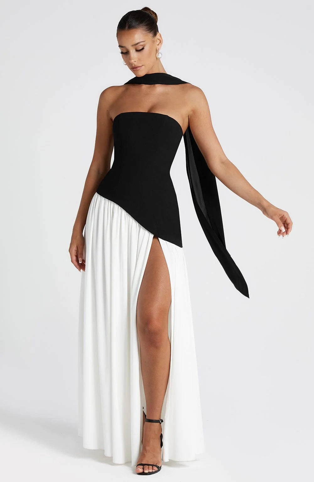Elthion Strapless Bandage Maxi Dress - View 2