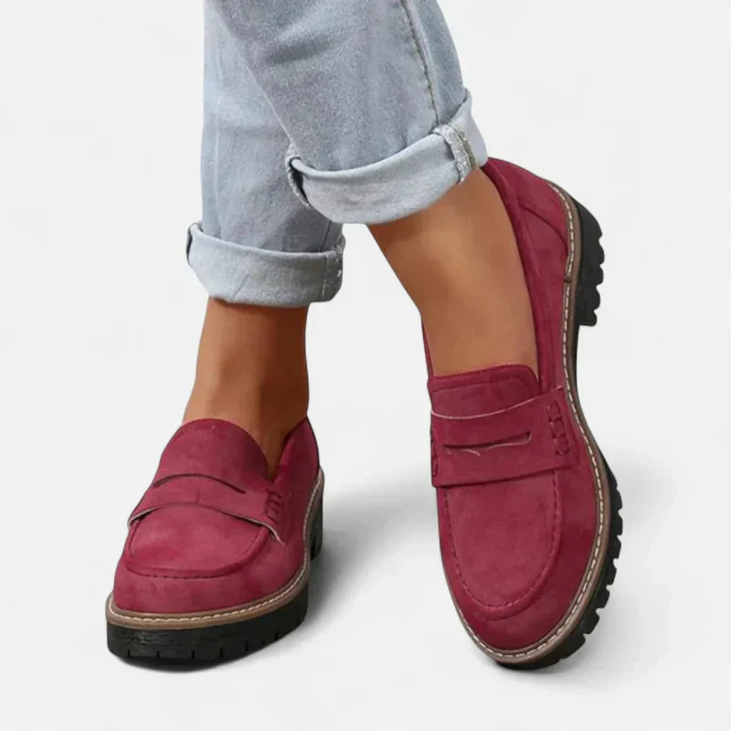 SERAPHINE - ORTHOPEDIC PLATFORM COURT LOAFERS