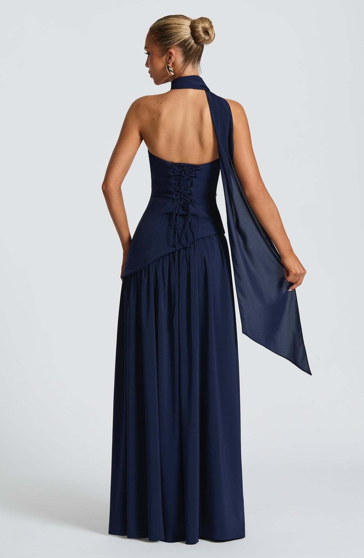 Elthion Strapless Bandage Maxi Dress - View 9