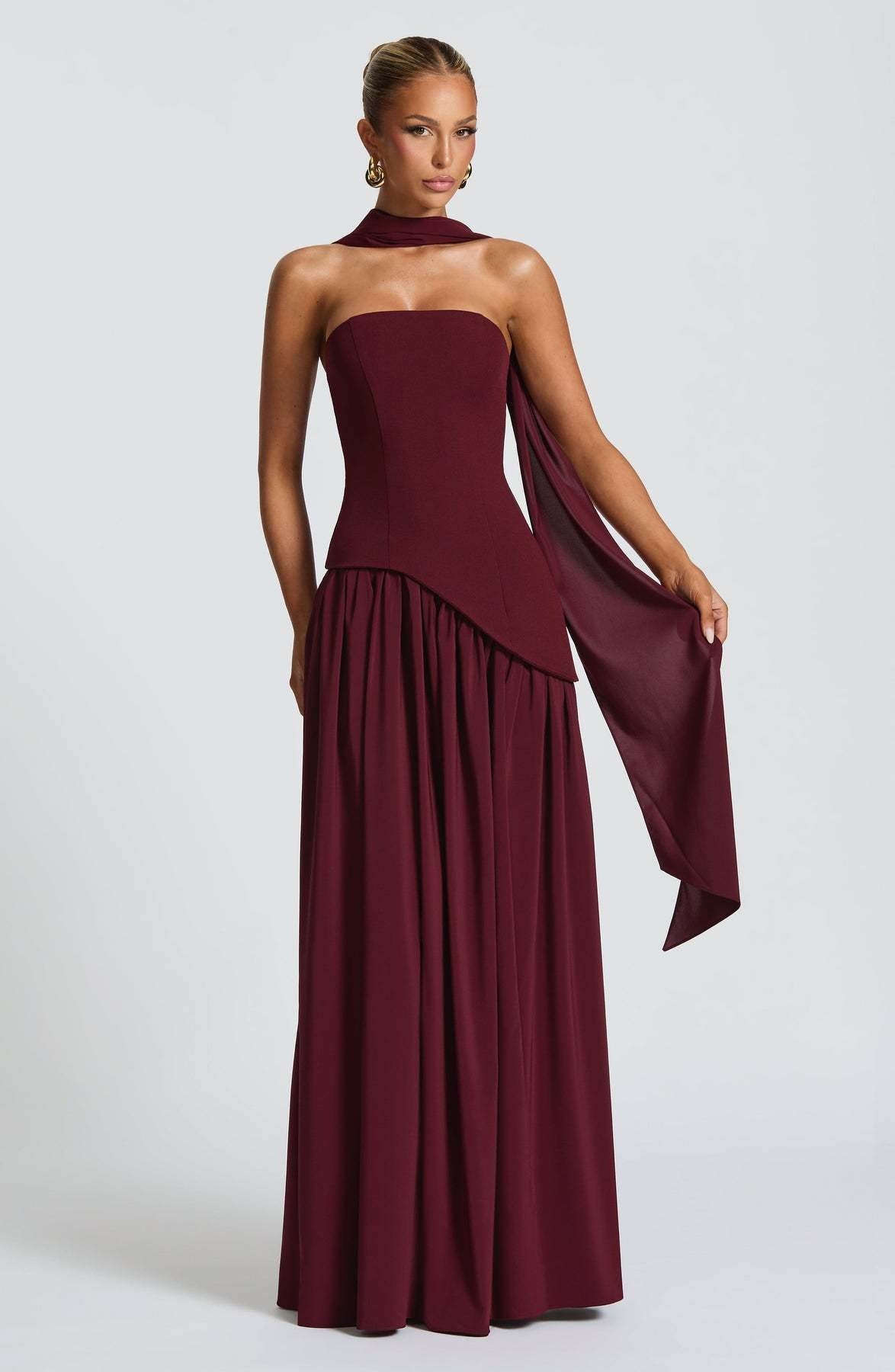 Elthion Strapless Bandage Maxi Dress - View 4