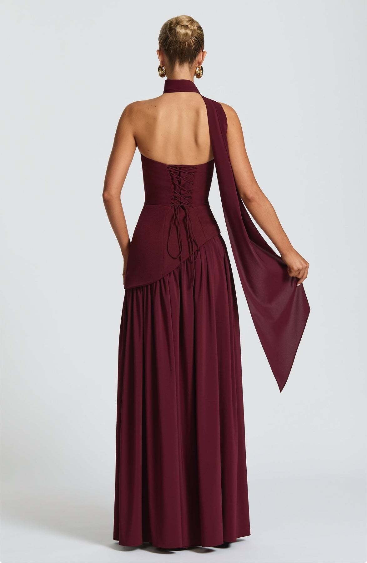 Elthion Strapless Bandage Maxi Dress - View 10