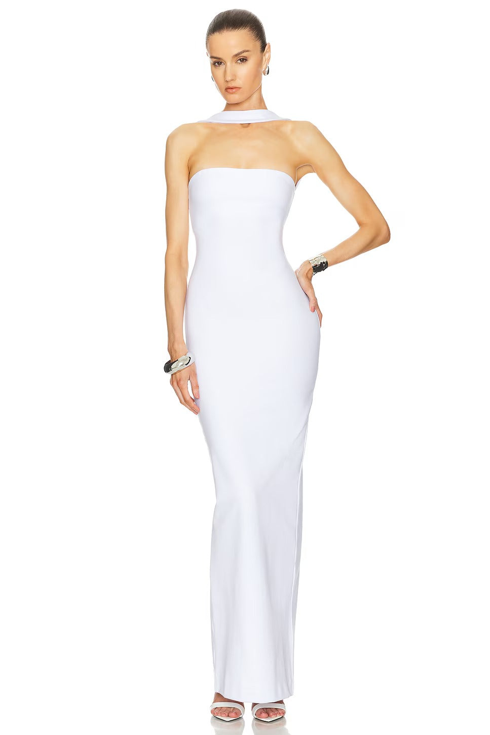 Allure Halter Backless Maxi Dress