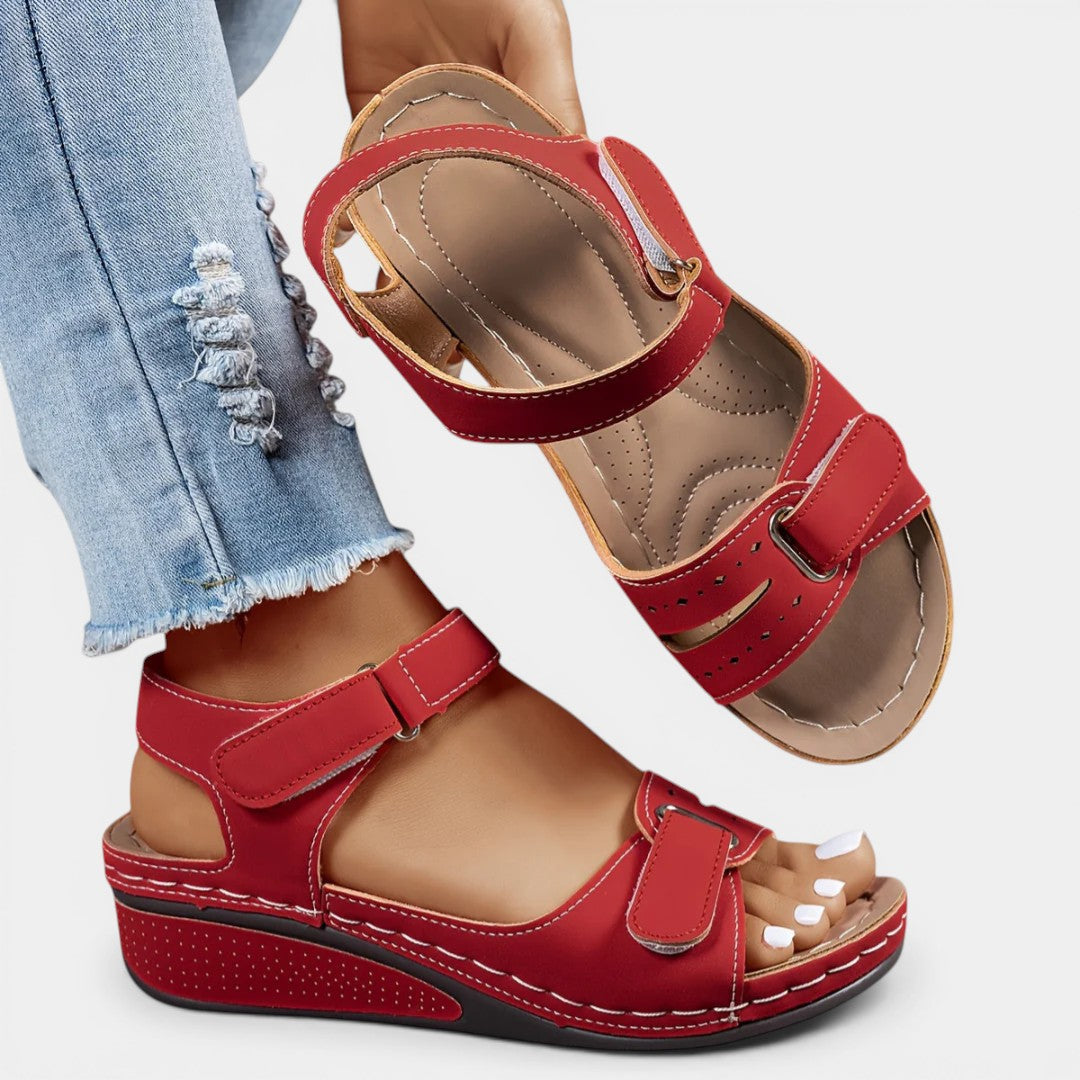 AURELIA™ - OPEN-TOE LEATHER COMFORT SANDALS