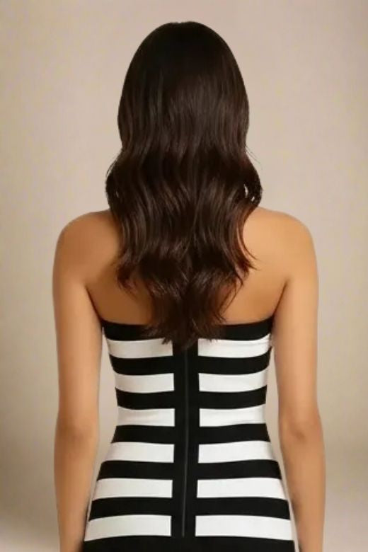 Ingrid Bandage Mini Dress - Classic Black