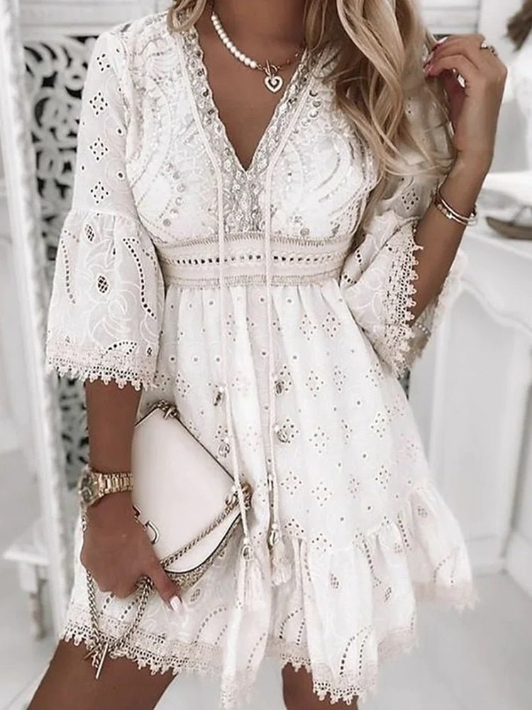 Lena Effortless Dress Elevated Occasion Wear
