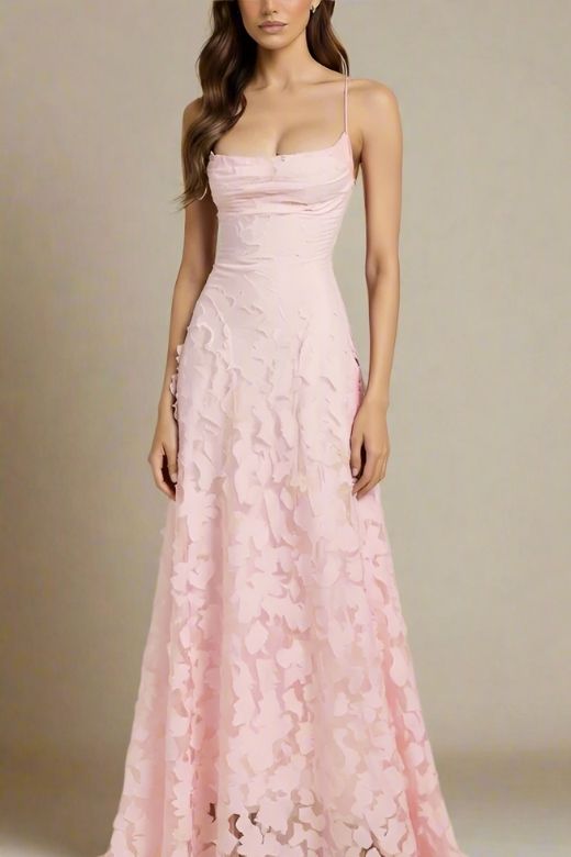 Ivy Bodycon Maxi Dress - Dusty Pink