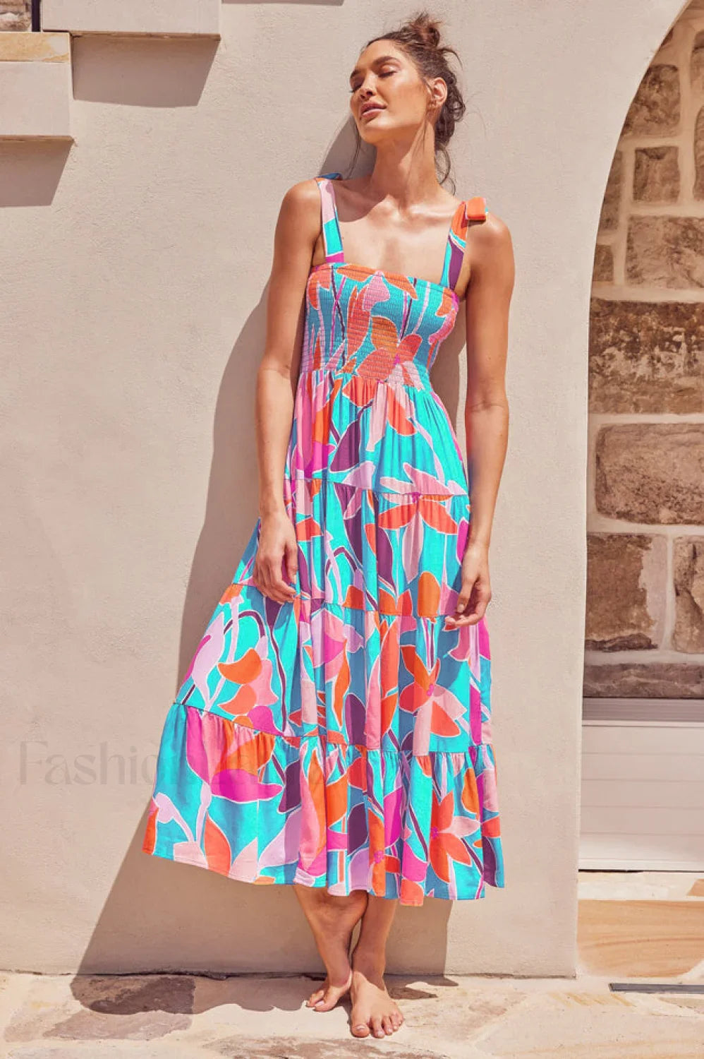 Jaclyn Smocked Stylish Maxi Dress