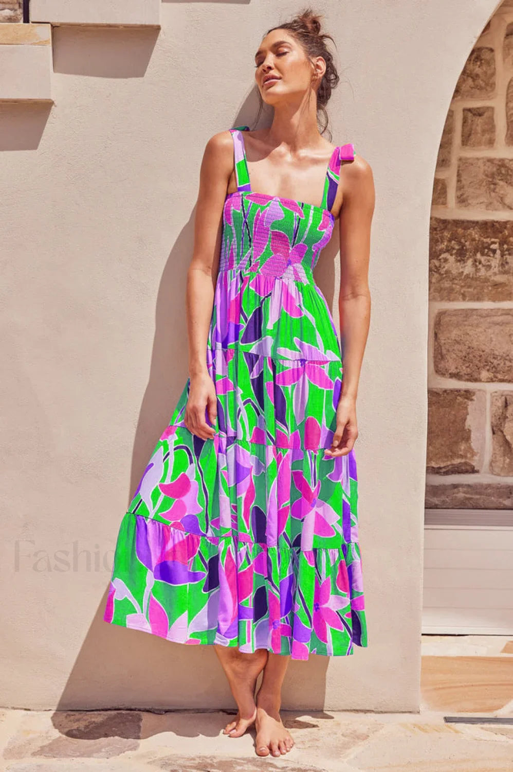 Jaclyn Smocked Stylish Maxi Dress