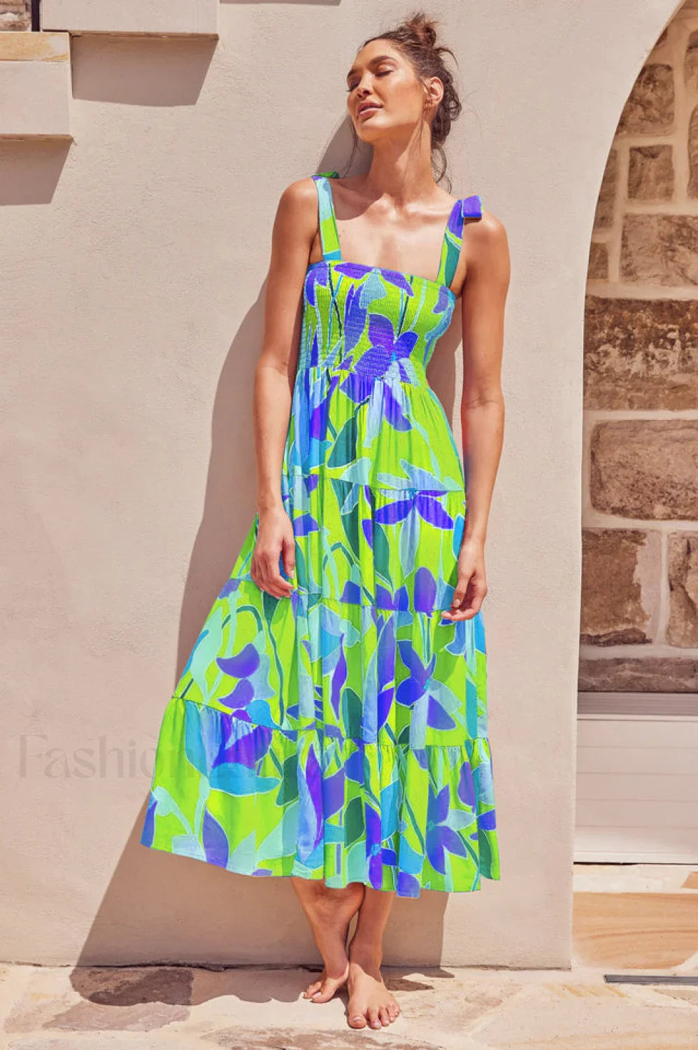 Jaclyn Smocked Stylish Maxi Dress