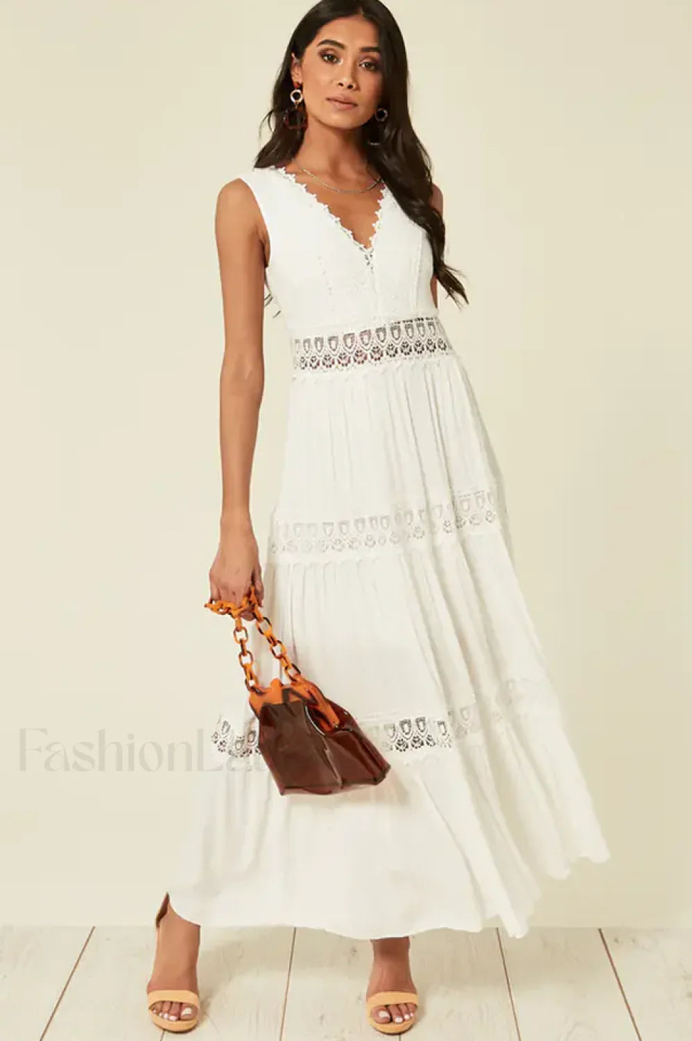 Jessica White Stylish Maxi Dress S