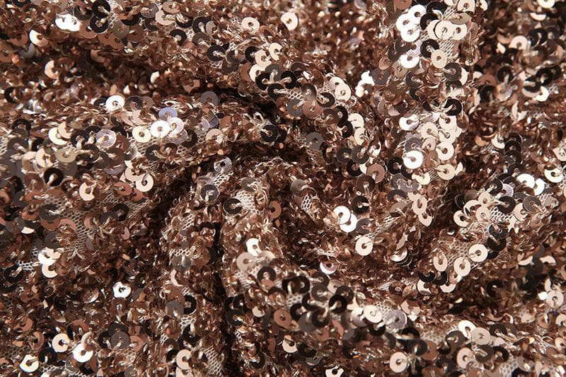 Sequin Cowl Neck Bodycon Mini Dress