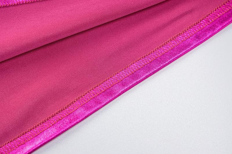 Halter Neck O Ring Cut Out Backless Bodycon Mini Dress