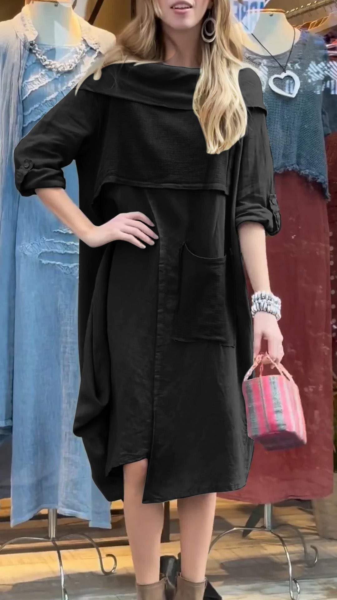Relaxed Dress Inspired by Contemporary Streetwear Fashion 4