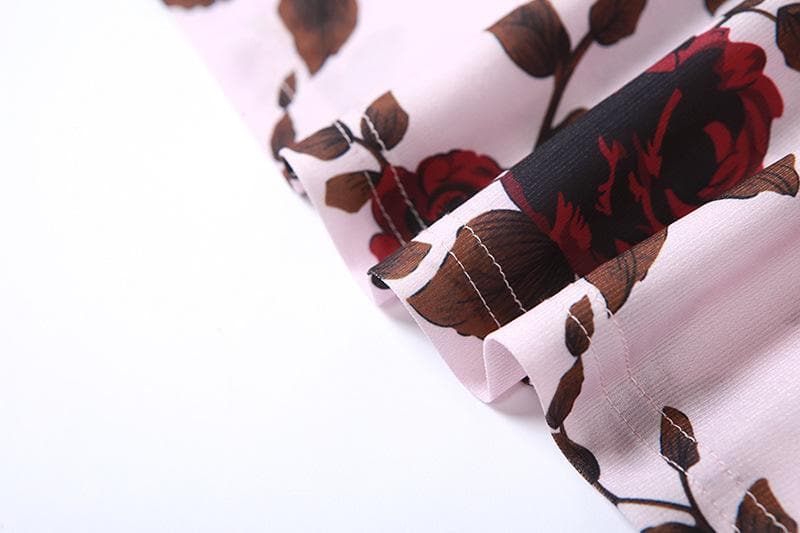 Floral Print Square Neck Spaghetti Strap Ruched Slip Maxi Dress
