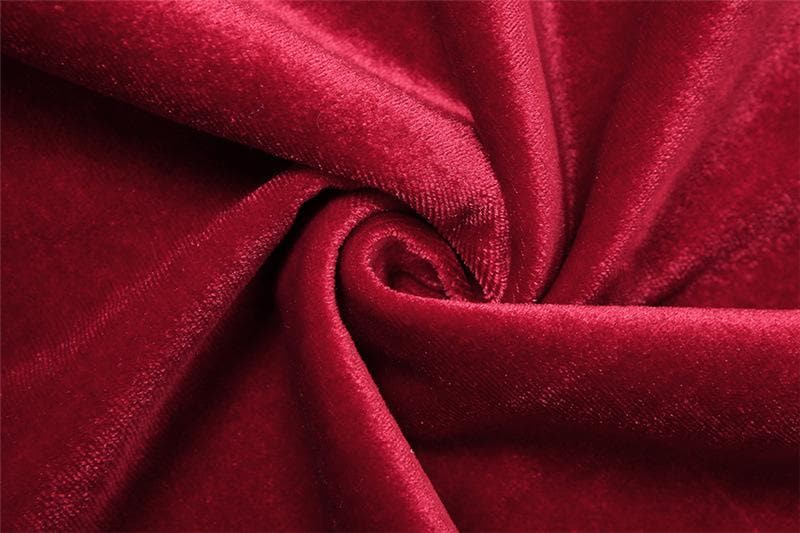 Velvet Halter Neck Glove Sleeve Ruched Bodycon Mini Dress