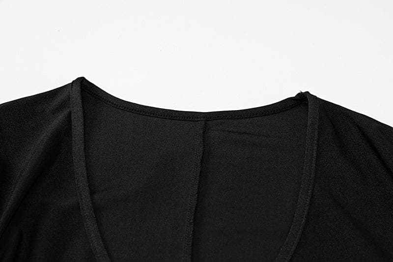 Scoop Neck Long Sleeve Ruched Rosette Bodycon Mini Dress