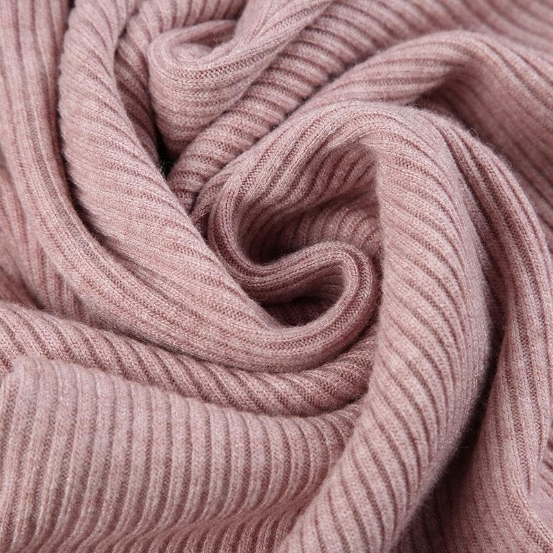 Ribbed solid long sleeve ruffle shrug tube mini dress