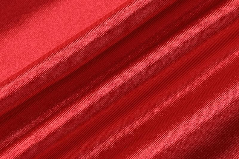 Long sleeve solid satin hollow out self tie crewneck midi dress 6