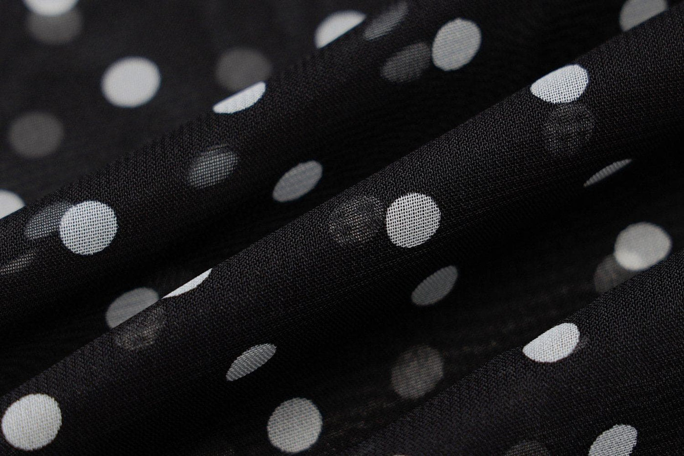 Cowl neck polka dot mesh see through maxi dress 6
