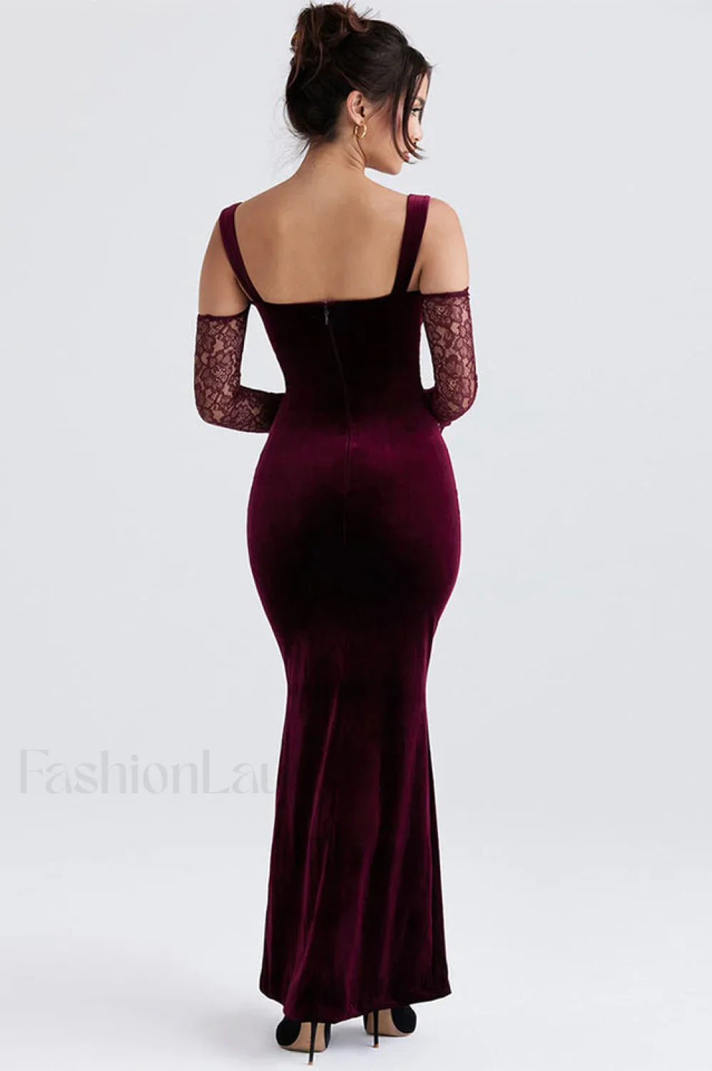 Kaia Evening Stylish Velvet Maxi Dress