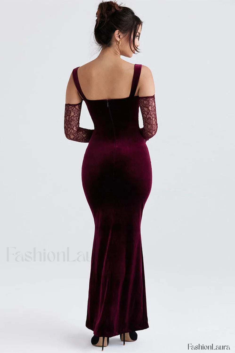 Kaia Evening Stylish Velvet Maxi Dress