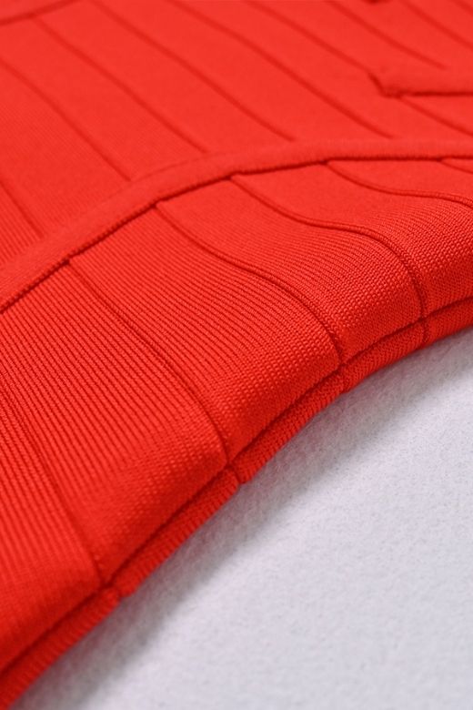 Kendall Bandage Midi Dress - Lipstick Red