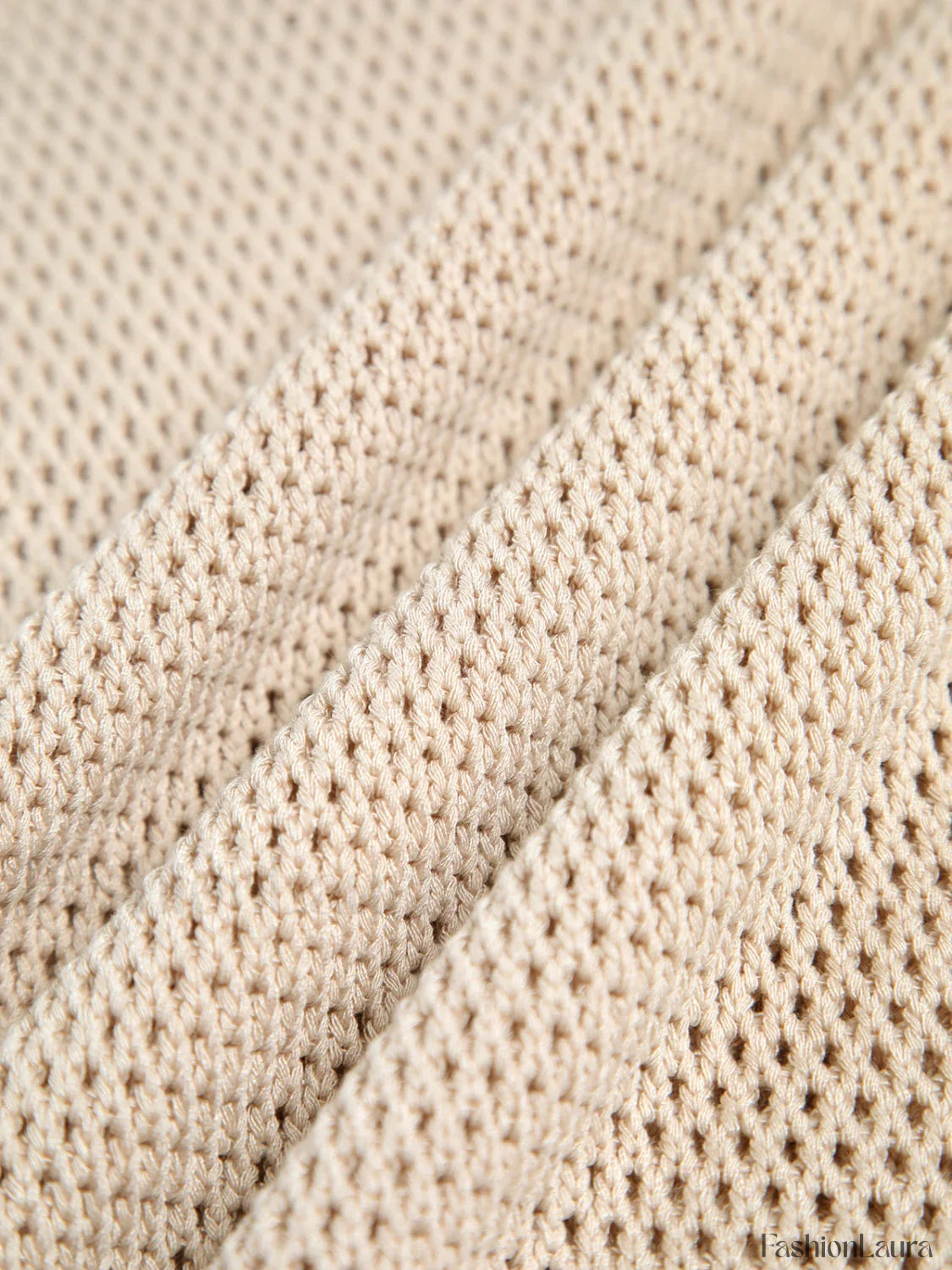 Knit Hollow Solid Tank Top