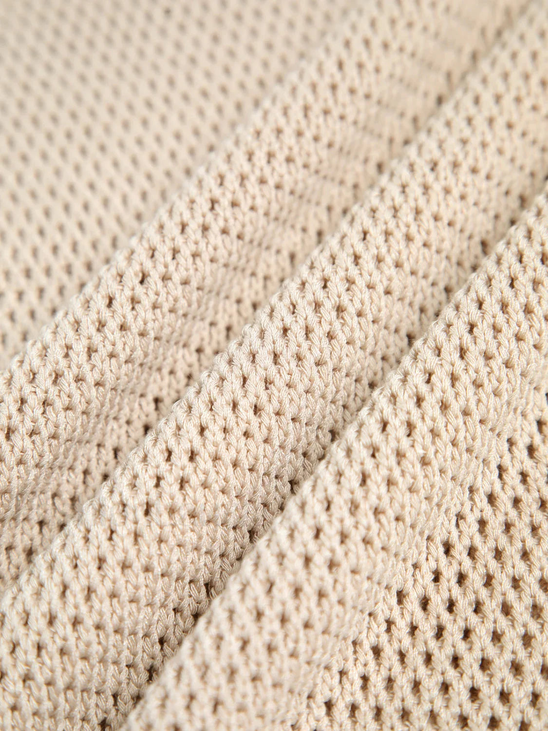 Knit Hollow Solid Tank Top