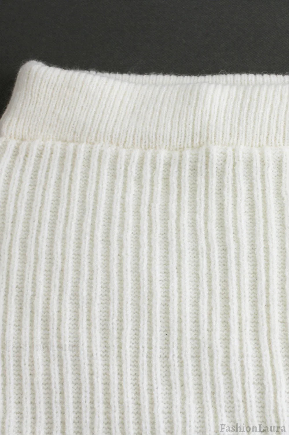 Knit Sweater Tank Top & Split Skirt Sweater Dress