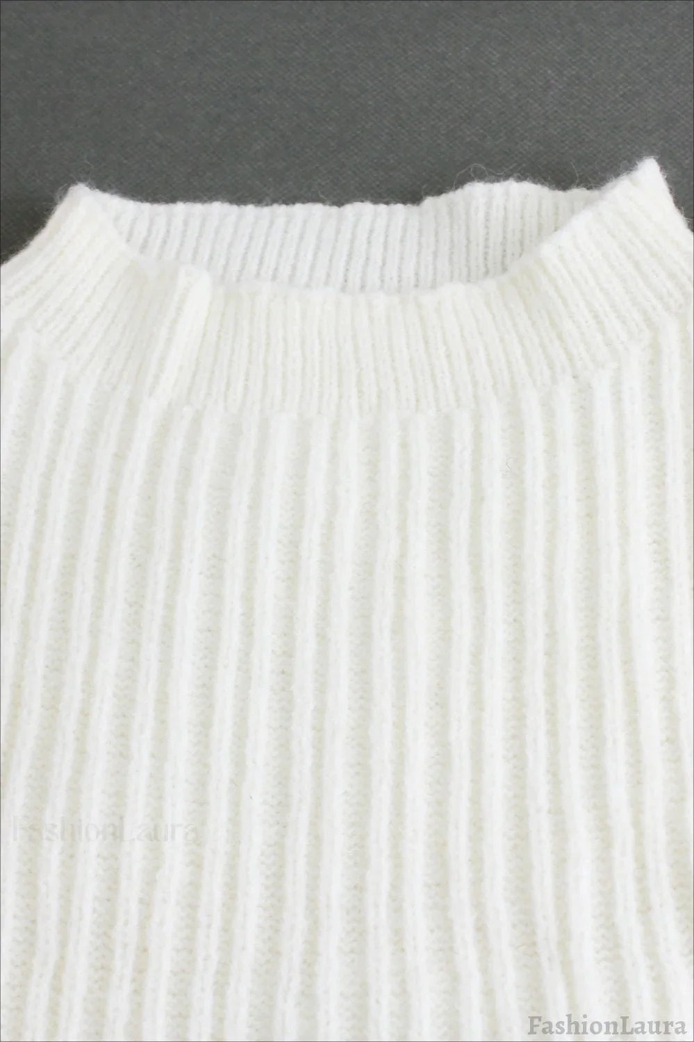 Knit Sweater Tank Top & Split Skirt Sweater Dress